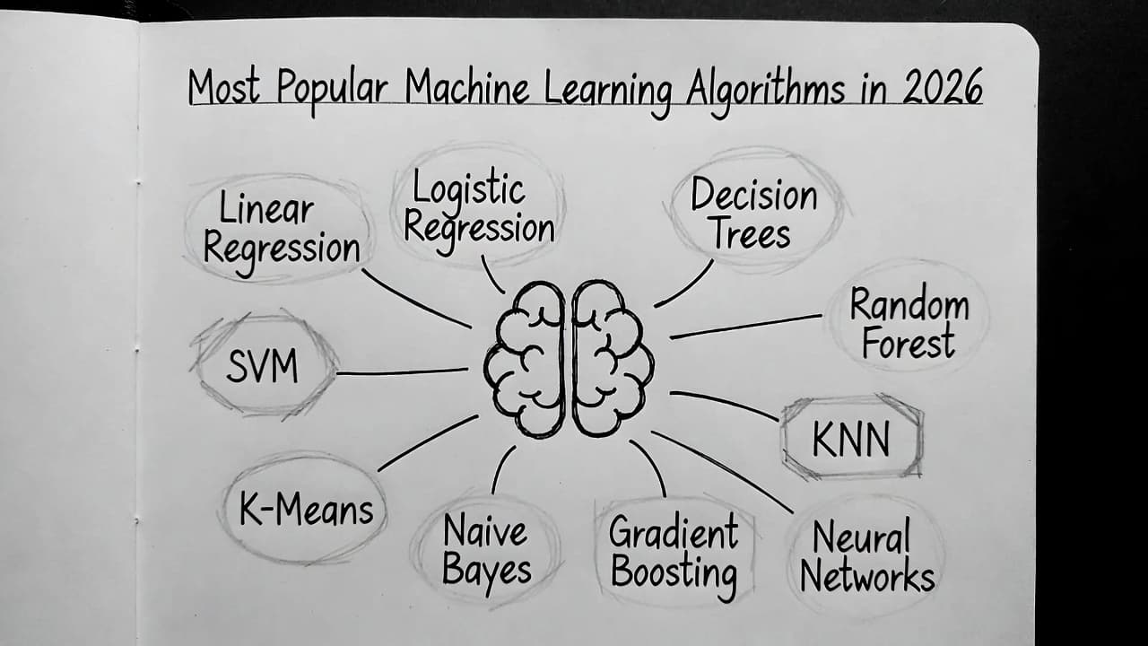 Most Popular Machine Learning Algorithms in 2026
